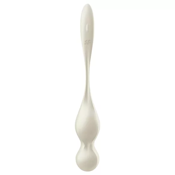 Satisfyer Love Birds 1 - вибрирајуће гејша куглице са управљањем преко апликације (беле)
