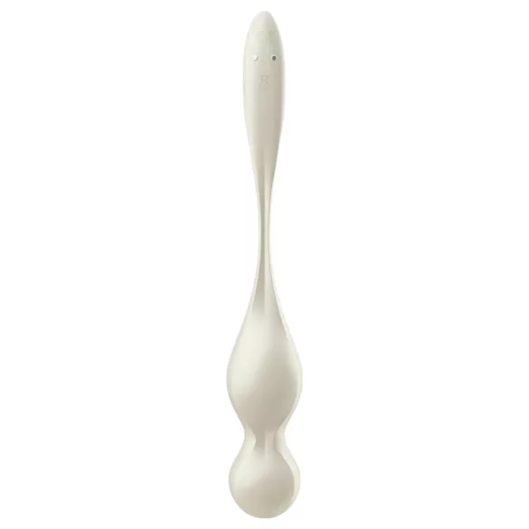 Satisfyer Love Birds 1 - вибрирајуће гејша куглице са управљањем преко апликације (беле)