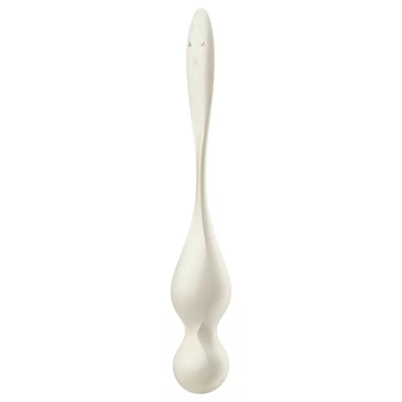 Satisfyer Love Birds 1 - вибрирајуће гејша куглице са управљањем преко апликације (беле)