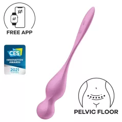   Satisfyer Love Birds 1 - vibrirajuća gejša kuglica sa upravljanjem preko aplikacije (roze)