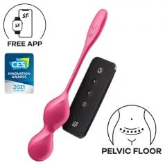   Satisfyer Love Birds 2 - вибрирајуће гејша куглице са управљањем преко апликације (ружичасте)