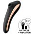 Satisfyer Dual Kiss - bežični vibrator za vaginalnu i klitoralnu stimulaciju (crni)