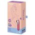 Satisfyer Dual Love - pametni vaginalni i klitoralni vibrator (crveni)