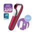 Satisfyer Dual Love - pametni vaginalni i klitoralni vibrator (crveni)