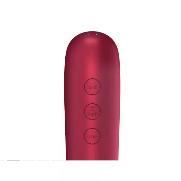 Satisfyer Dual Love - pametni vaginalni i klitoralni vibrator (crveni)
