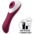 Satisfyer Double Delight - punica i klitoralni vibrator (crveni)