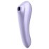 Satisfyer Dual Pleasure - pametan 2u1 vazdušni vibrator (ljubičasti)