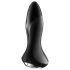 Satisfyer Rotator Plug 1 - analni vibrirajući čep sa kuglicama (crna)