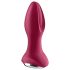 Satisfyer Rotator Plug 2 - Punjiva analna vibracija sa kuglicama (crvena)