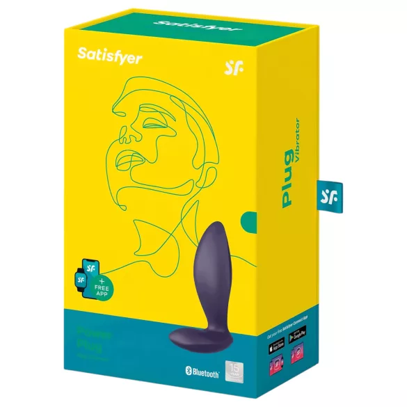 Satisfyer Power Plug - pametna analna vibracija (ljubičasta)