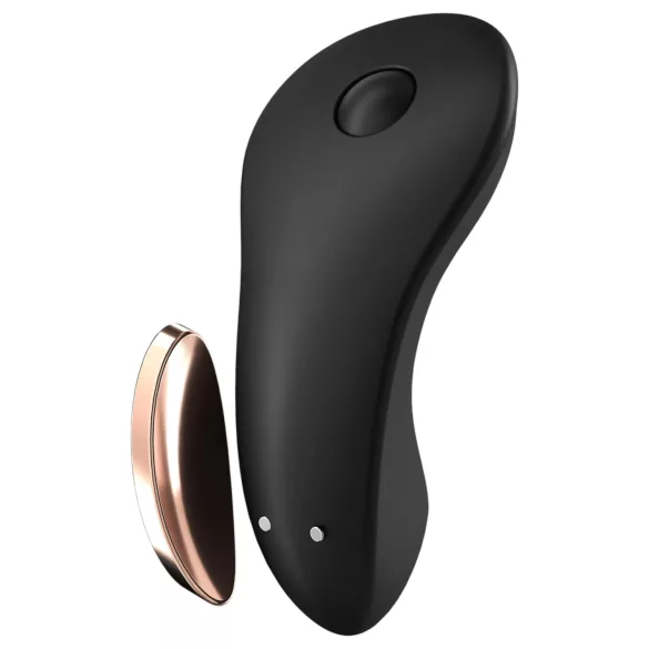 Satisfyer Little Secret - pametan vodootporni klitoralni vibrator (crni)