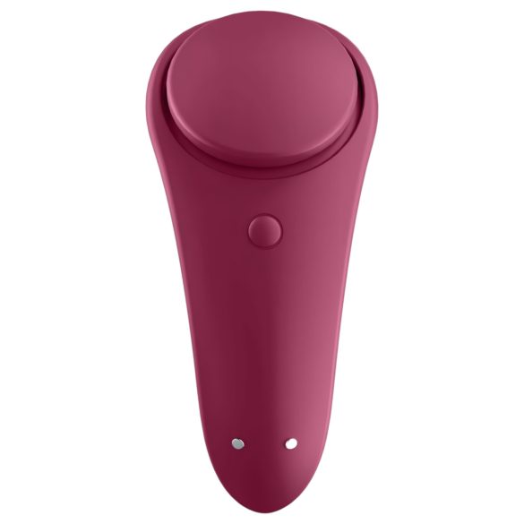 Satisfyer Sexy Secret - pametni vodootporni vibrator za gaćice (crvena)