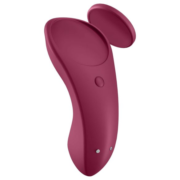 Satisfyer Sexy Secret - pametni vodootporni vibrator za gaćice (crvena)