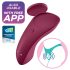 Satisfyer Sexy Secret - pametni vodootporni vibrator za gaćice (crvena)
