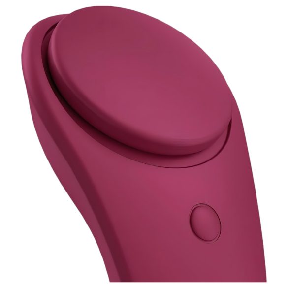 Satisfyer Sexy Secret - pametni vodootporni vibrator za gaćice (crvena)