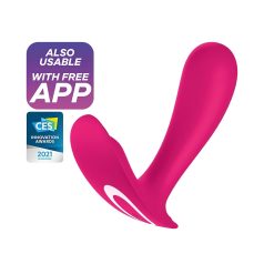   Satisfyer Top Secret - pametni dvomotorni vibrator (ružičasti)
