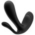 Satisfyer Top Secret Plus - pametna trostruka vibrator (crna)