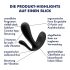 Satisfyer Top Secret Plus - pametna trostruka vibrator (crna)