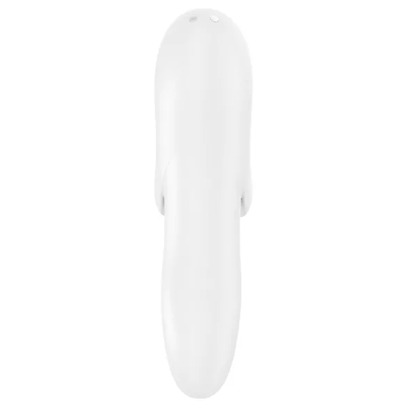 Satisfyer Bold Lover - Punjivi, vodootporni prstni vibrator (bela)