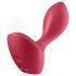 Satisfyer Backdoor Lover - punjivi, vodootporni analni vibrator (crveni)