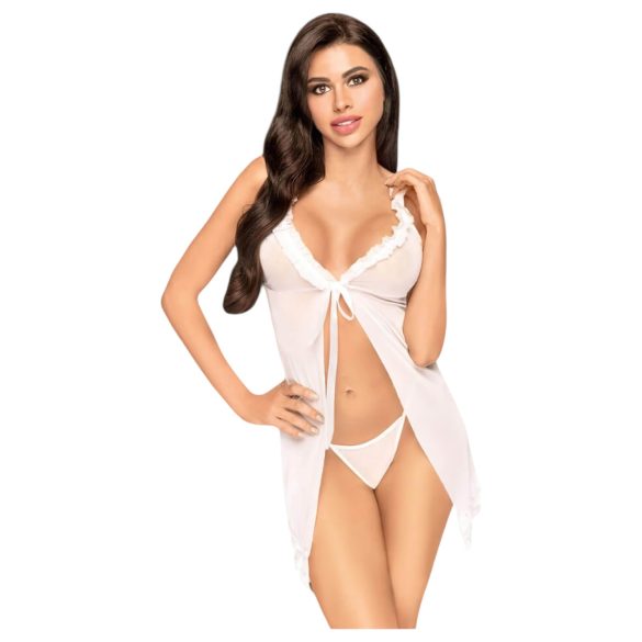 Penthouse After Sunset - providni babydoll i tanga (bela) - L/XL