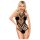 Penthouse Go Hotter - crni mrežasti body sa naramenicama