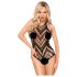 Penthouse Go Hotter - crni mrežasti body sa naramenicama