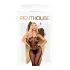 Penthouse Dirty Mind - otvoreni mrežasti kombinezon (crni)