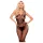 Penthouse Dirty Mind - otvoreni mrežasti kombinezon (crni) - XL