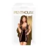 Penthouse Juicy Poison - crna mini haljina na bretele