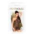 Penthouse Bombshell - Sijajna, providna haljina i tanga (crna) - M/L