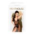 Penthouse Best Forplay - čipkasti bodi sa til maramom (crna) - M/L