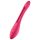 Satisfyer Elastic Joy - punjivi, fleksibilni parni vibrator (crveni)
