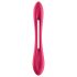 Satisfyer Elastic Joy - punjivi, fleksibilni parni vibrator (crveni)
