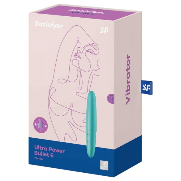 Satisfyer Ultra Power Bullet 6 - vodootporni vibrator (tirkiz)