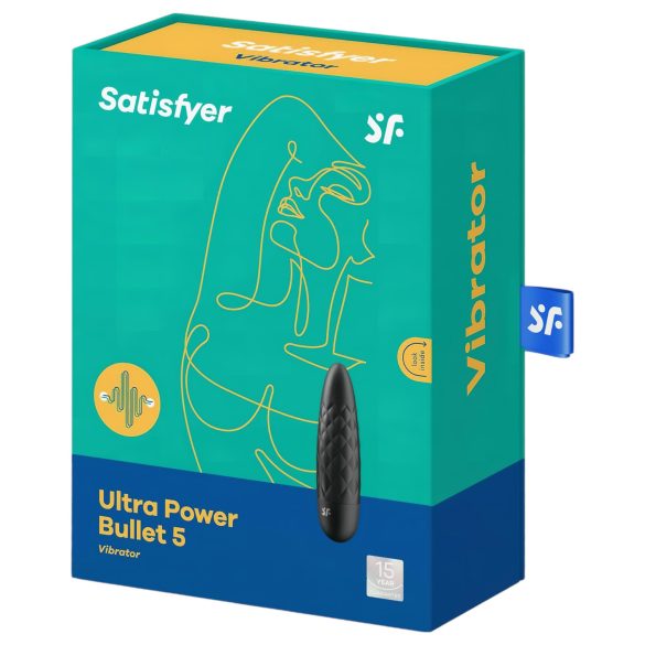 Satisfyer Ultra Power Bullet 5 - vodootporni vibrator (crna)