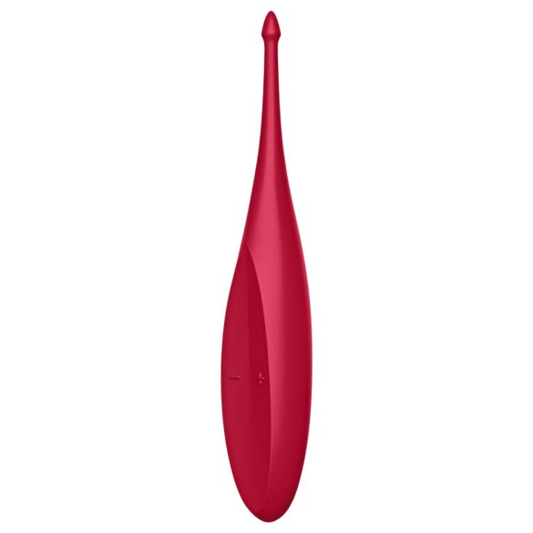 Satisfyer Twirling Fun - punjivi, vodootporni vibrator za klitoris (crveni)