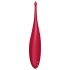 Satisfyer Twirling Fun - punjivi, vodootporni vibrator za klitoris (crveni)