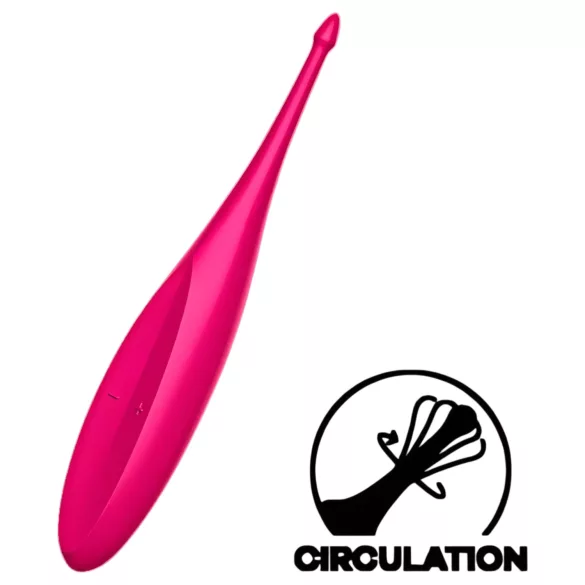 Satisfyer Twirling Fun - akumulatorski, vodootporni crveni vibrator za klitoris
