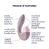 Satisfyer Supernova - Punjivi 2u1 vazdušni pulsator i vibrator (roze)