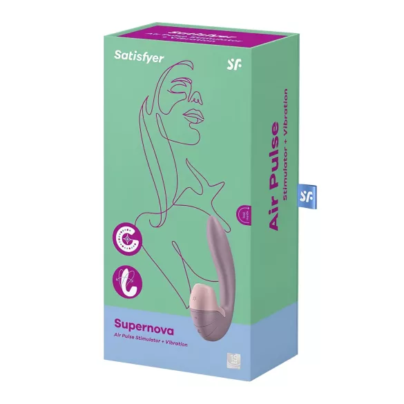 Satisfyer Supernova - Punjivi 2u1 vazdušni pulsator i vibrator (roze)
