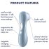 Satisfyer Pro 2 Gen2 - Punjivi vazdušni stimulator klitorisa (Plava)