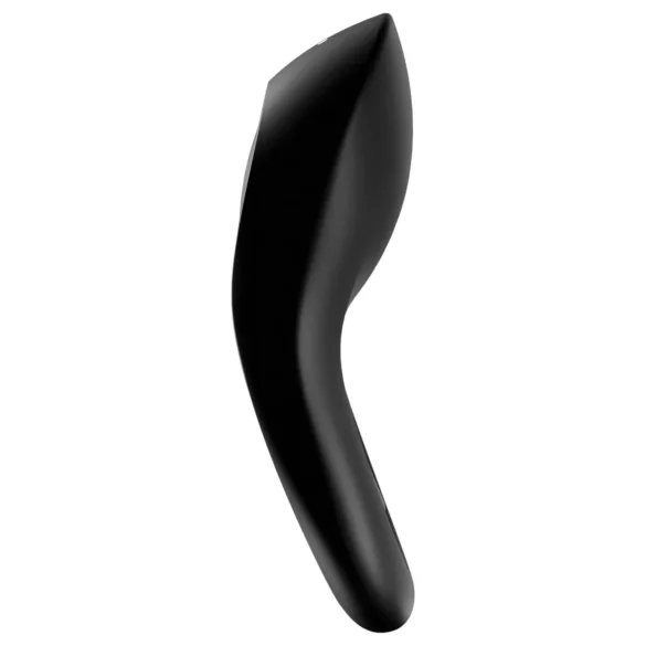 Satisfyer Legendary Duo - punjivi vibrirajući prsten za penis (crni)