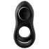 Satisfyer Legendary Duo - punjivi vibrirajući prsten za penis (crni)