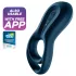 Satisfyer Epic Duo - pametna vibraciona prsten za penis (crna)