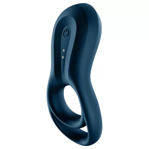 Satisfyer Epic Duo - pametna vibraciona prsten za penis (crna)