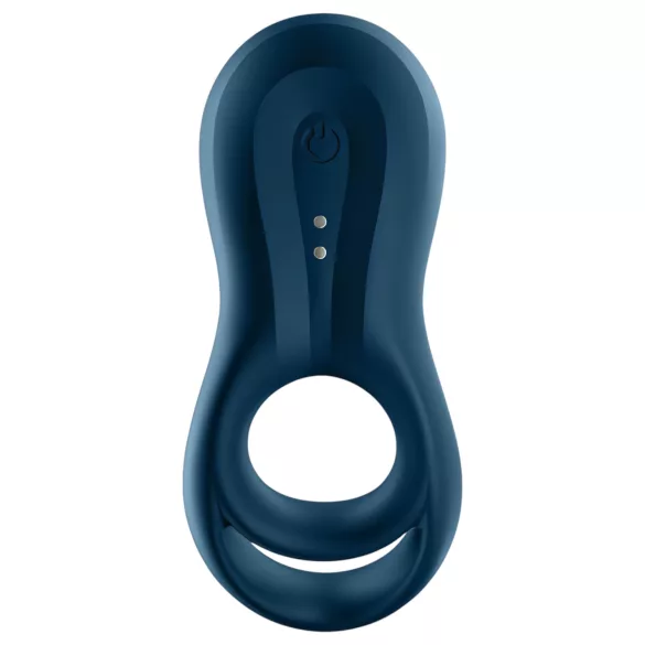 Satisfyer Epic Duo - pametna vibraciona prsten za penis (crna)