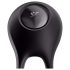 Satisfyer Majestic Duo - Punjivi vodootporni prsten za penis (crni)
