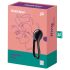 Satisfyer Majestic Duo - Punjivi vodootporni prsten za penis (crni)