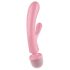 Satisfyer Triple Lover - G-tačka i masažni vibrator (roze)